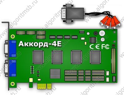 Плата видеозахвата CVS Аккорд-4E