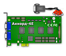 Плата видеозахвата CVS Аккорд-4E