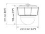 Купольная скоростная IP-видеокамера Axis P5534-E (1.3 Мп) – Габаритные размеры