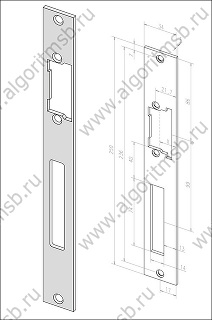 Запорная планка effeff  HZF (520 35) ProFix 1