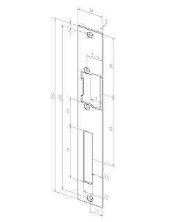 Запорная планка effeff HZF (033 02) правая