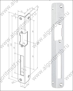 Запорная планка effeff iW (324 40) правая