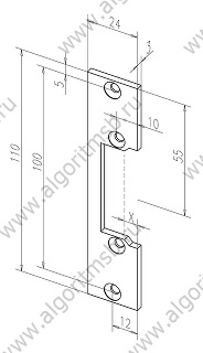 Запорная планка effeff kl (106 02)