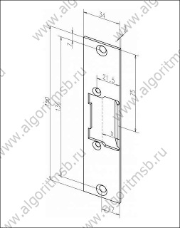 Запорная планка effeff kF (262 02)