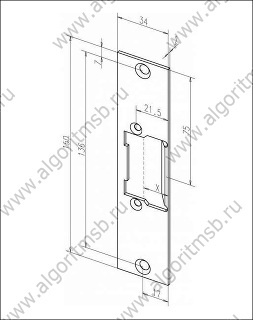 Запорная планка effeff kF (262 40)