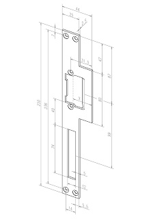 Запорная планка effeff Lap (165 01) правая