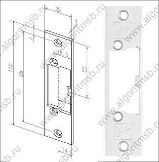 Запорная планка effeff kl (545 35)